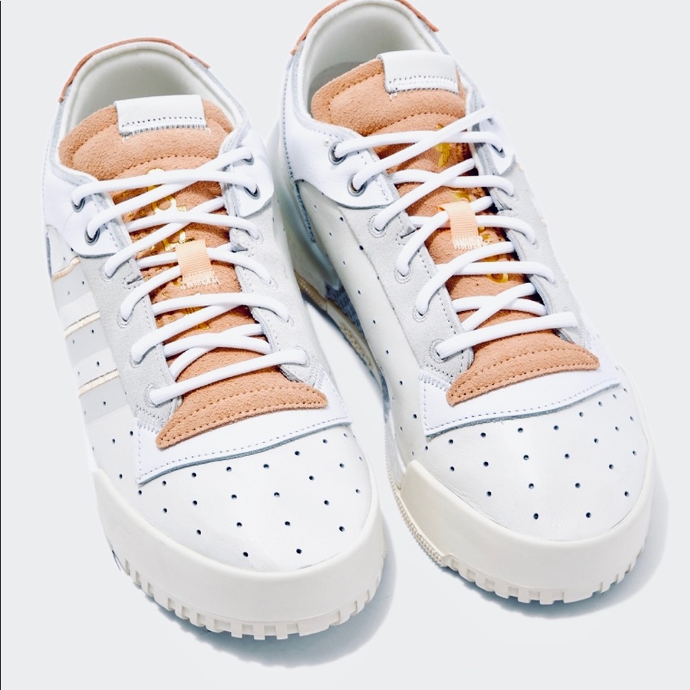 Adidas Rivalry RM Low white glow orange size 11